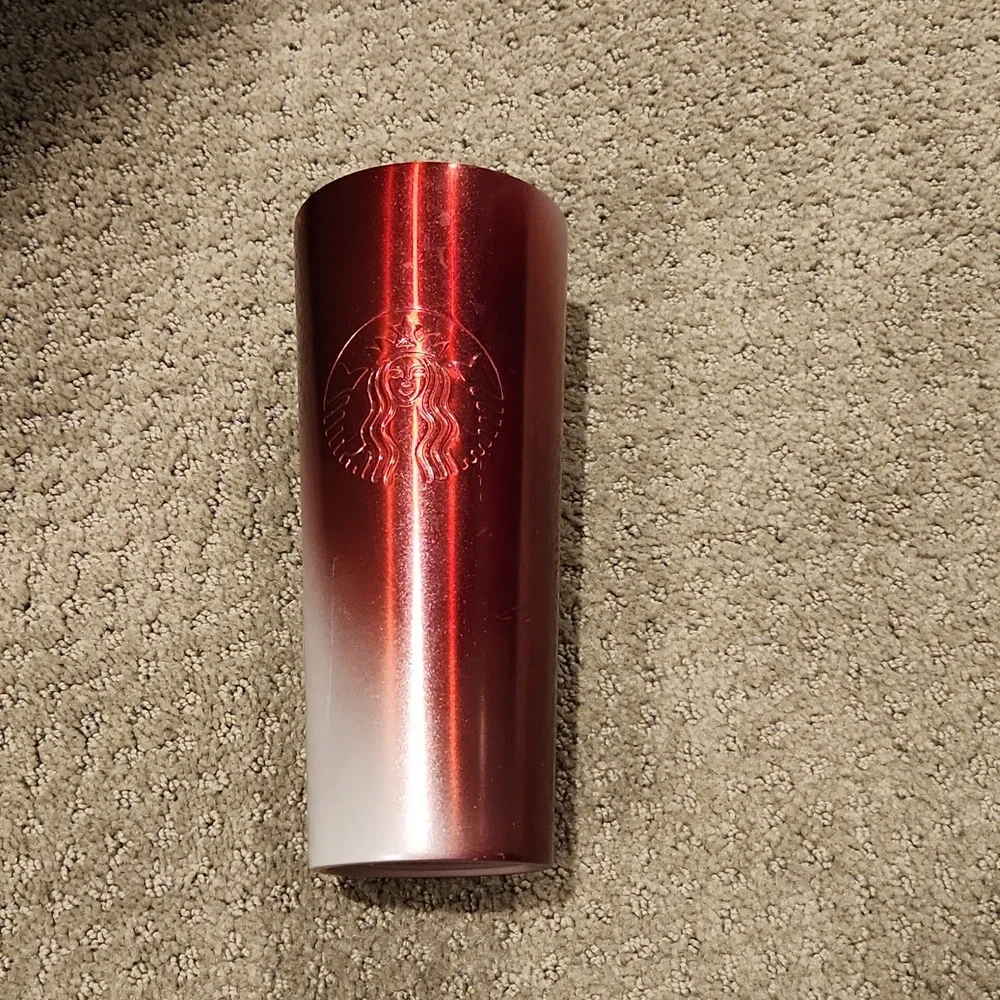 Starbucks RED Ombre 16 oz stainless Steel Tumbler 2022 release